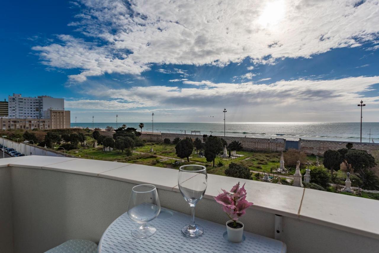 Poseidon Beach Apartment & Parking By Cadiz4Rentals Екстериор снимка